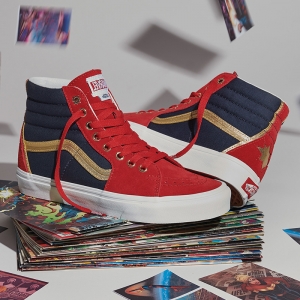Buy vans sk8-hi captain marvel star movie costume inspired - product collection