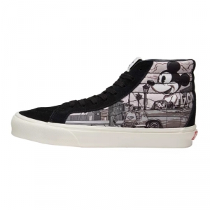Buy vans sk8-hi mickey mouse classic black and white screen - product collection