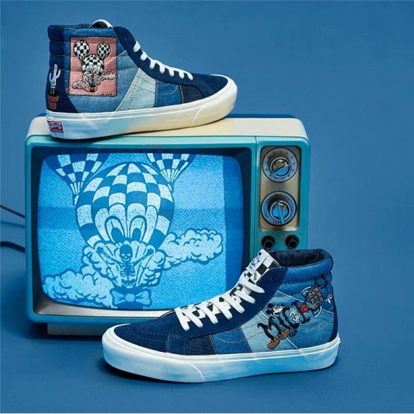 VANS Sk8-Hi Mickey Mouse Blue Shoes 