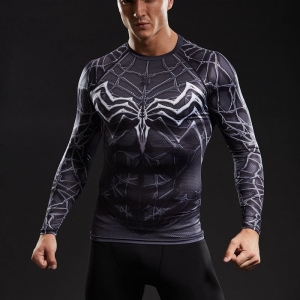 Venom Rashguard Workout Jersey Idolstore - Merchandise and Collectibles Merchandise, Toys and Collectibles