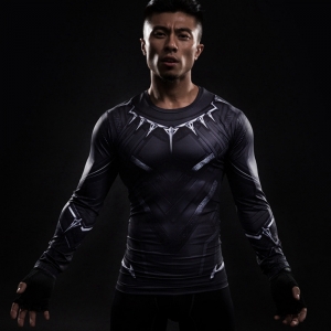 Buy t'challa rashguard black panther jersey - product collection