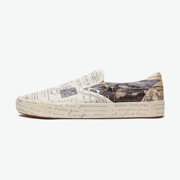 Antagonist Competitive Sandals VANS Classic Slip-on Vincent Van Gogh Series Letter - Idolstore -  Merchandise And Collectibles