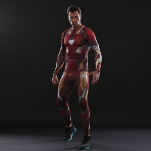 Merch Costume Set Iron Man Infinity War Workout