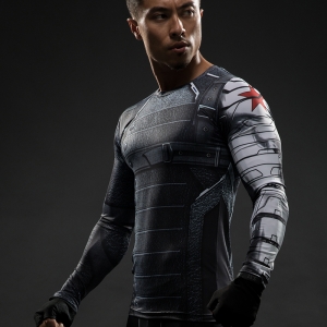 Winter Soldier Rashguard Jersey Steel Arm Idolstore - Merchandise and Collectibles Merchandise, Toys and Collectibles