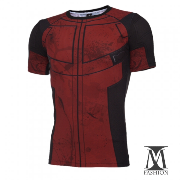 Rafflesia Arnoldi Histérico Anterior Deadpool Rashguard Workout Shirt - Idolstore - Merchandise And Collectibles