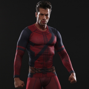Rashguard Deadpool 2 Workout Gear Idolstore - Merchandise and Collectibles Merchandise, Toys and Collectibles