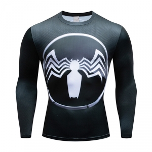 Buy rash guard venom symbol workout apparel - product collection