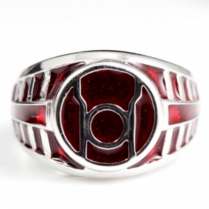 Ring Red Lantern DC Universe DCU Silver Idolstore - Merchandise and Collectibles Merchandise, Toys and Collectibles