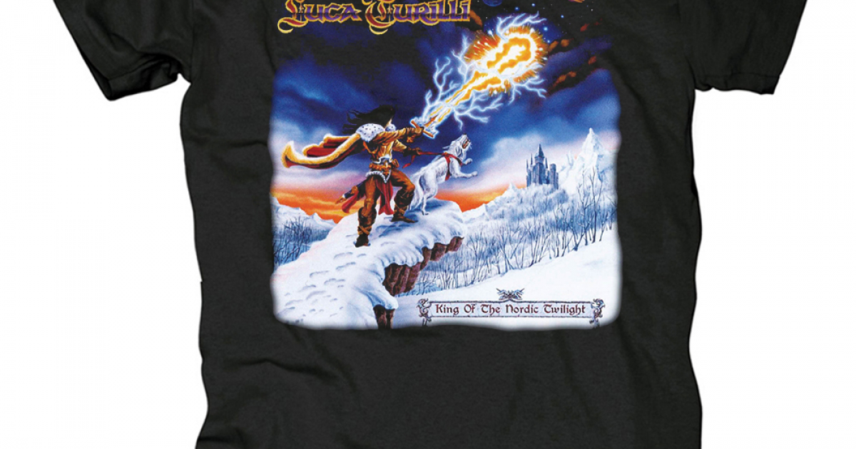 T-shirt Luca Turilli King Of The Nordic Twilight - Idolstore - Merchandise  And Collectibles