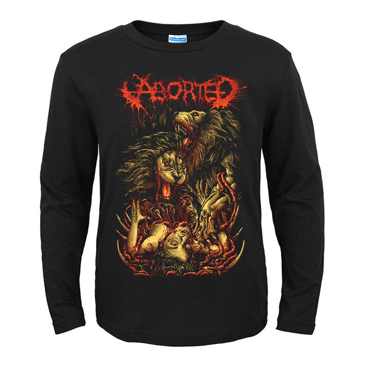 Merch T-Shirt Aborted Death Metal Lions