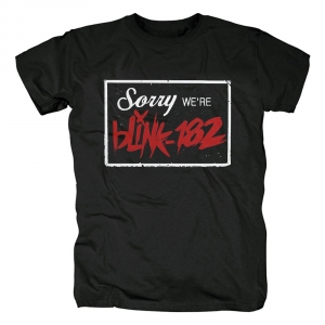 Blink-182 T-shirt Sorry Black Idolstore - Merchandise and Collectibles Merchandise, Toys and Collectibles 2