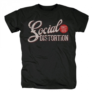 T-shirt Social Distortion Logo Black Idolstore - Merchandise and Collectibles Merchandise, Toys and Collectibles 2