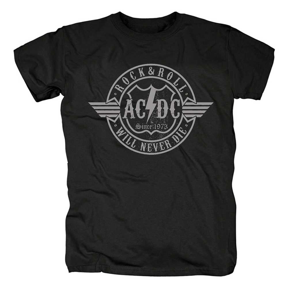 Collectibles T-Shirt Acdc Rock &Amp; Roll Will Never Die