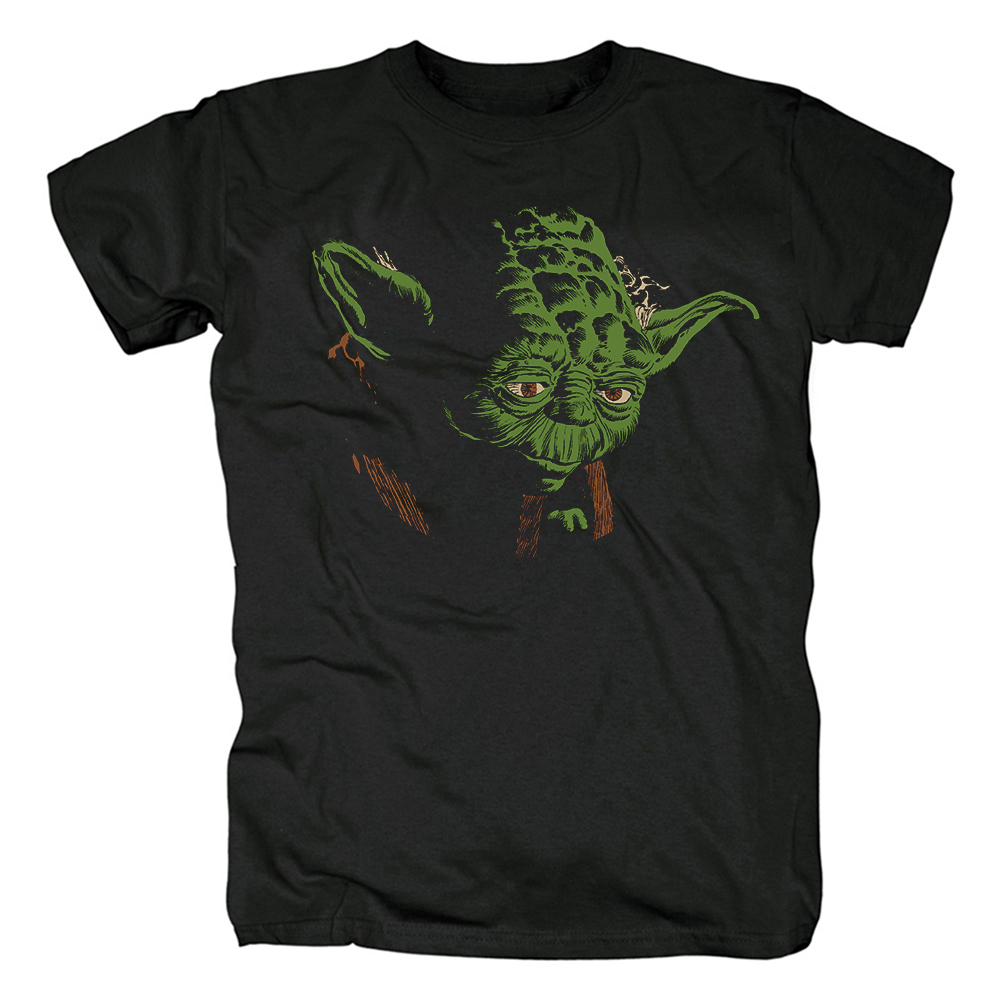 Merchandise T-Shirt Star Wars Master Yoda Black