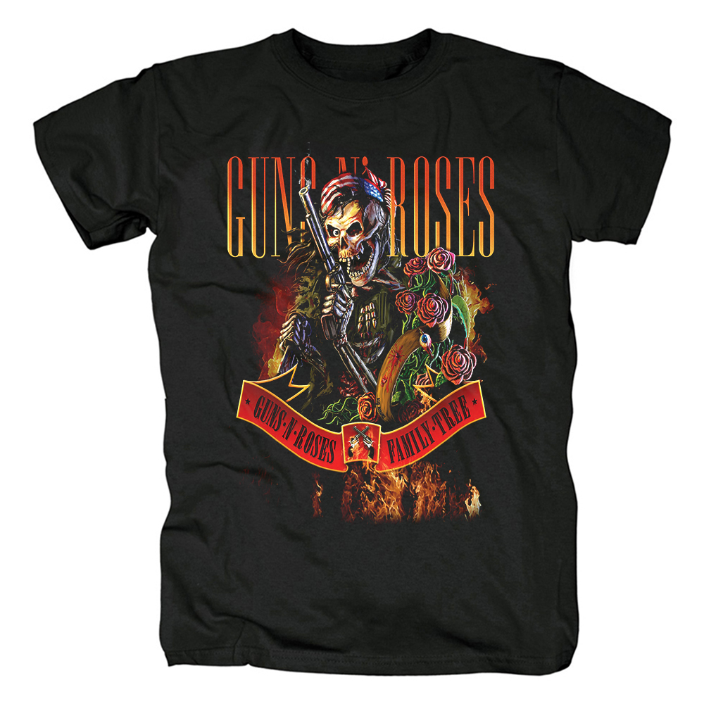 T-shirt Guns N’ Roses Family Tree - Idolstore - Merchandise And ...