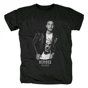 T-shirt DJ Alesso Heroes Black Idolstore - Merchandise and Collectibles Merchandise, Toys and Collectibles 2