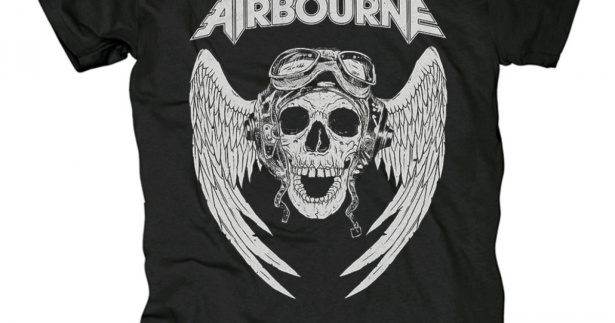 Pakistan Squeak Forkert T-shirt Airbourne Logo Black - Idolstore - Merchandise And Collectibles
