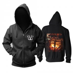 Hoodie Black Veil Brides Vale Black Pullover Idolstore - Merchandise and Collectibles Merchandise, Toys and Collectibles 2