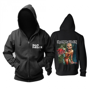 Iron Maiden Hoodie Retro Cover Pullover Idolstore - Merchandise and Collectibles Merchandise, Toys and Collectibles 2