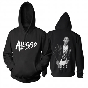DJ Alesso Hoodie Heroes Black Pullover Idolstore - Merchandise and Collectibles Merchandise, Toys and Collectibles 2