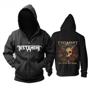 Hoodie Testament First Strike Still Deadly Pullover Idolstore - Merchandise and Collectibles Merchandise, Toys and Collectibles 2