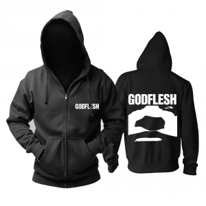Hoodie Godflesh Album Cover Black Pullover Idolstore - Merchandise and Collectibles Merchandise, Toys and Collectibles 2