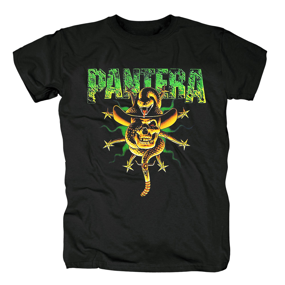 Merch Pantera Band T-Shirt Green Groove Metal