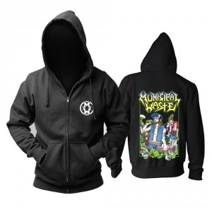 Black Hoodie Municipal Waste Thrash Pullover Idolstore - Merchandise and Collectibles Merchandise, Toys and Collectibles 2