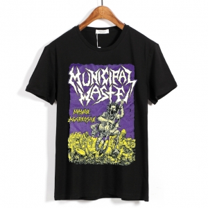 T-shirt Municipal Waste Massive Aggressive Idolstore - Merchandise and Collectibles Merchandise, Toys and Collectibles 2