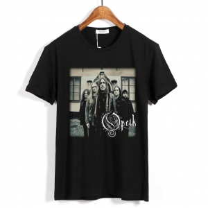 Merchandise T-Shirt Opeth Metal Band Black