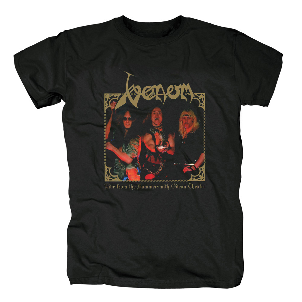 Merchandise T-Shirt Venom Metal Band Black