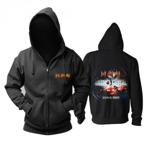 Def Leppard Hoodie Mirrorball Live More Pullover Idolstore - Merchandise and Collectibles Merchandise, Toys and Collectibles 2