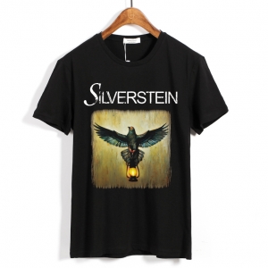 T-shirt Silverstein Rescue Black Idolstore - Merchandise and Collectibles Merchandise, Toys and Collectibles 2