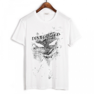T-shirt Disturbed Splatter Face White Idolstore - Merchandise and Collectibles Merchandise, Toys and Collectibles 2