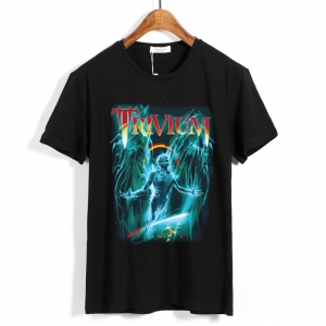 Collectibles T-Shirt Trivium Metal Print Black Apparel