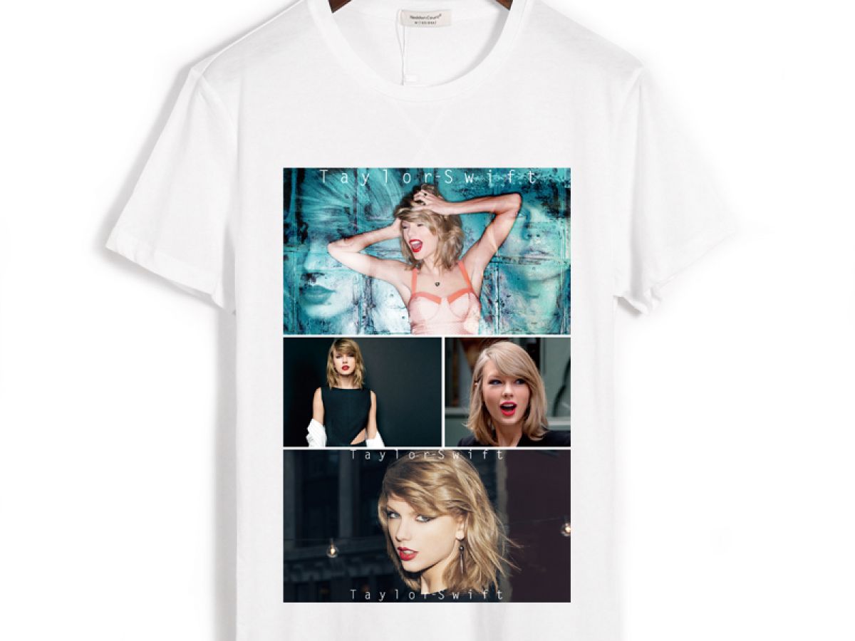 Tshirt Taylor Swift Singer White IdolStore