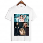 Merchandise T-Shirt Taylor Swift Singer White