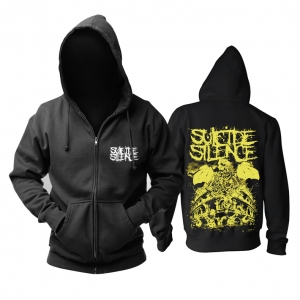 Hoodie Suicide Silence Yellow Black Pullover Idolstore - Merchandise and Collectibles Merchandise, Toys and Collectibles 2