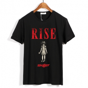 T-shirt Skillet Rise Black Idolstore - Merchandise and Collectibles Merchandise, Toys and Collectibles 2