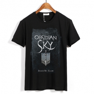 T-shirt Obsidian Sky Band Logo Black Idolstore - Merchandise and Collectibles Merchandise, Toys and Collectibles 2