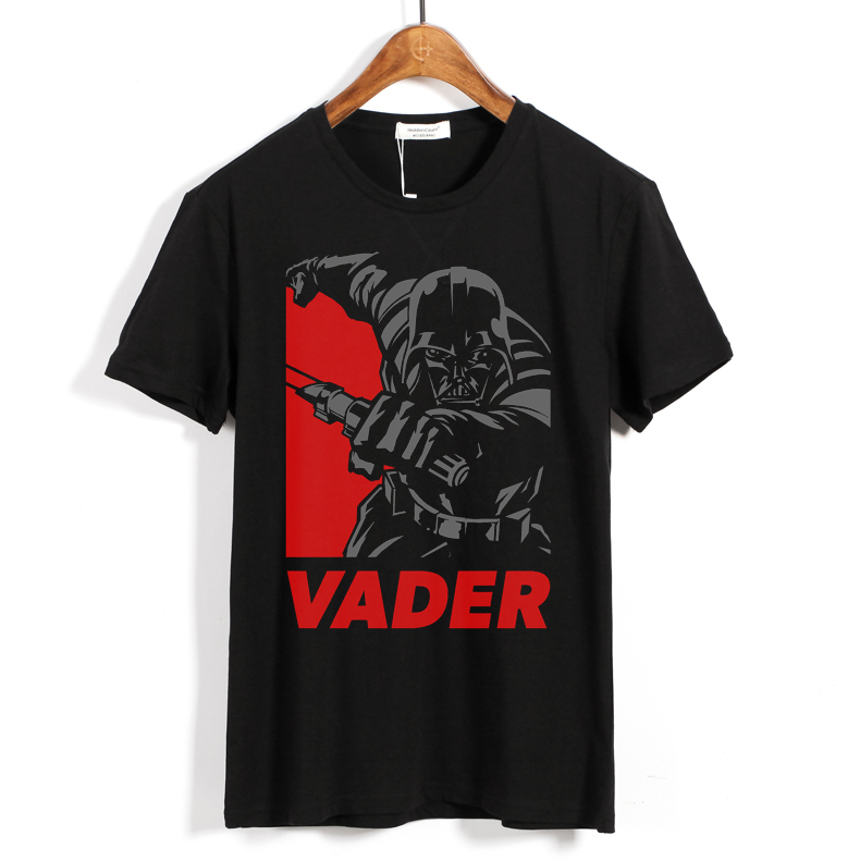 Merchandise T-Shirt Star Wars Vader Attack Black