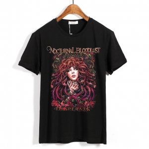 Merchandise T-Shirt Nocturnal Bloodlust Desperate Black