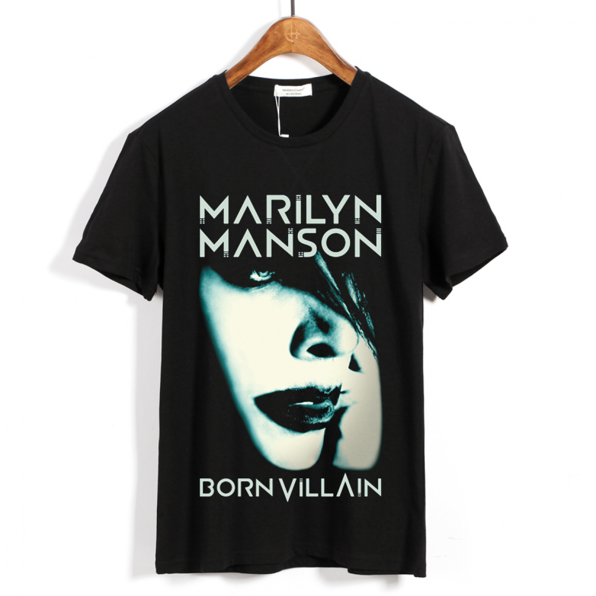 Marilyn Manson Villain Cruel World Tour 2012 RI-OH Black T Shirt New Official 