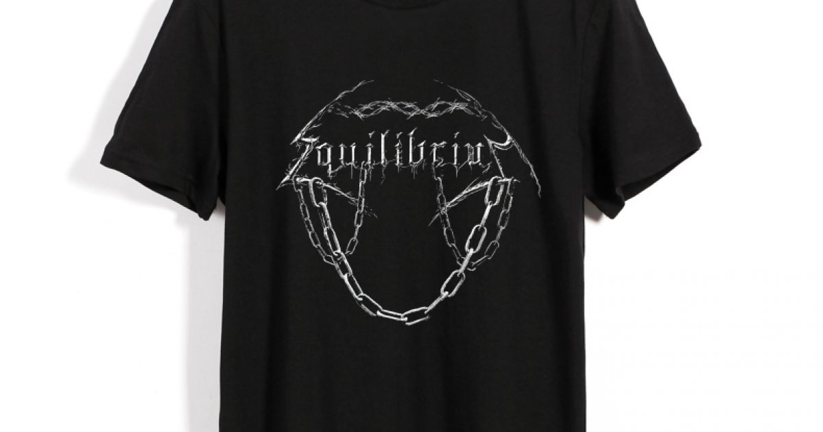 T-shirt Equilibrium Logo Black - Idolstore - Merchandise And Collectibles