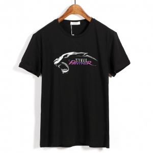 Merch T-Shirt Steel Panther Band Logo