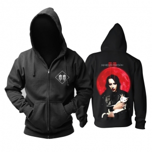 Hoodie Marilyn Manson Blood Moon Black Pullover Idolstore - Merchandise and Collectibles Merchandise, Toys and Collectibles 2