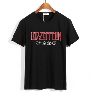 T-shirt Led Zeppelin Logo And Symbols Idolstore - Merchandise and Collectibles Merchandise, Toys and Collectibles 2