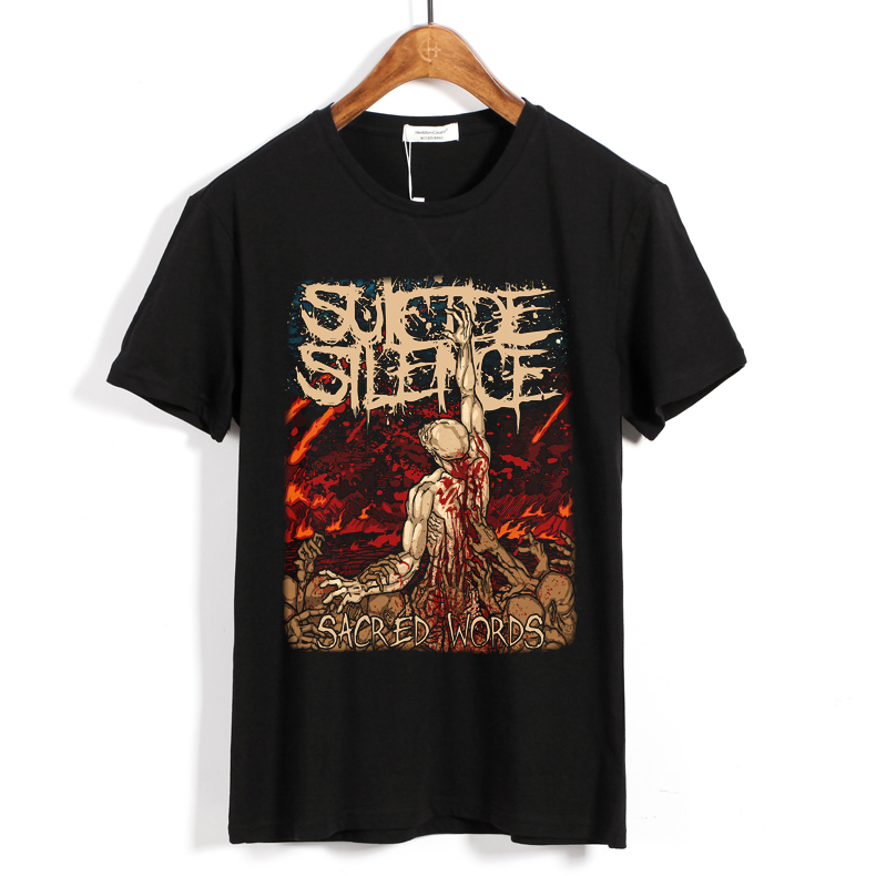 Collectibles T-Shirt Suicide Silence Sacred Words