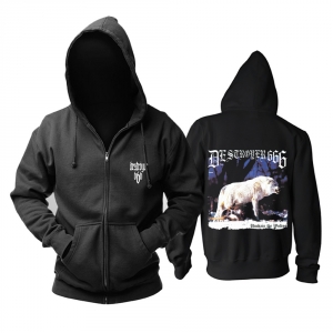 Hoodie Destroyer 666 Unchain the Wolves Pullover Idolstore - Merchandise and Collectibles Merchandise, Toys and Collectibles 2