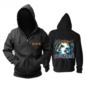 Hoodie Def Leppard Hysteria Black Pullover Idolstore - Merchandise and Collectibles Merchandise, Toys and Collectibles 2